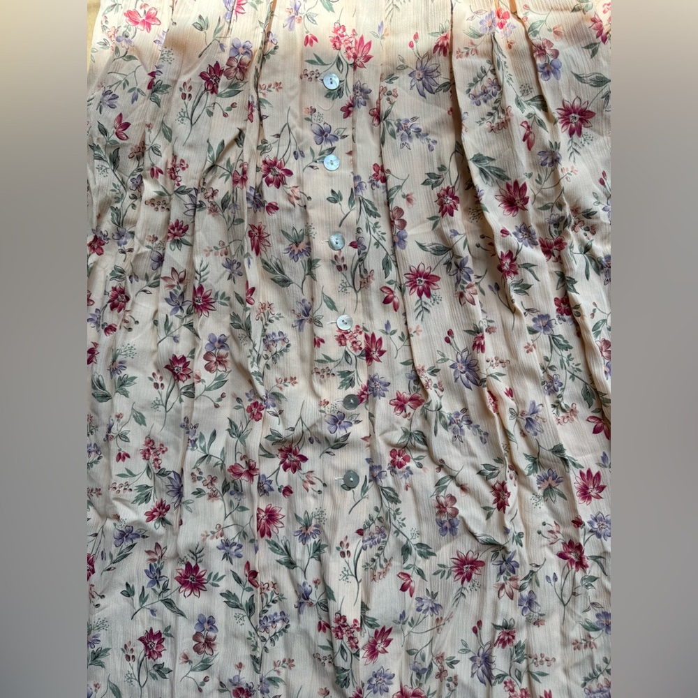 Talbots Women’s Button Down Floral Pattern Dress … - image 6